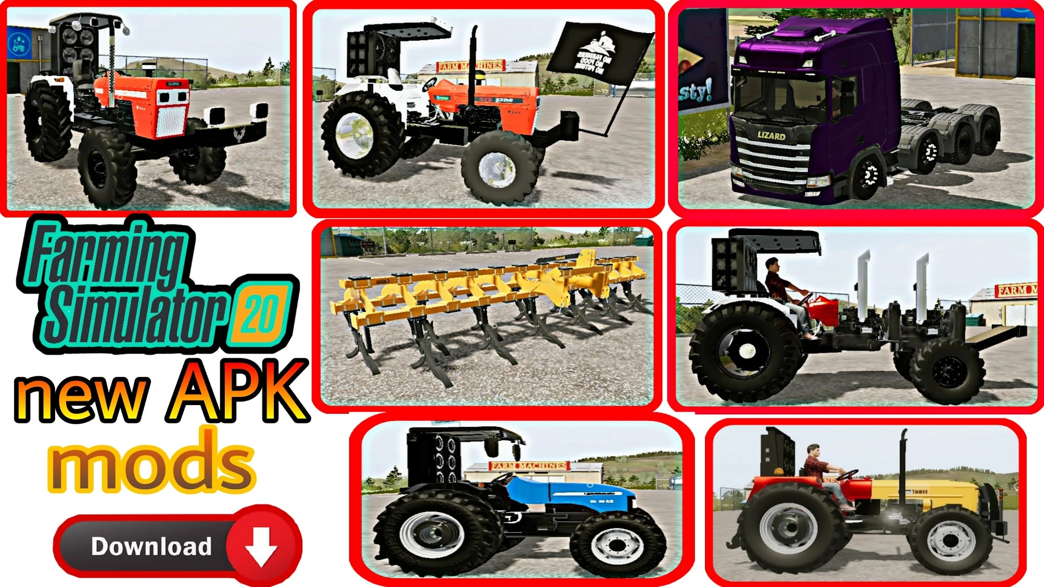 FS 20 new vehicle APK mods