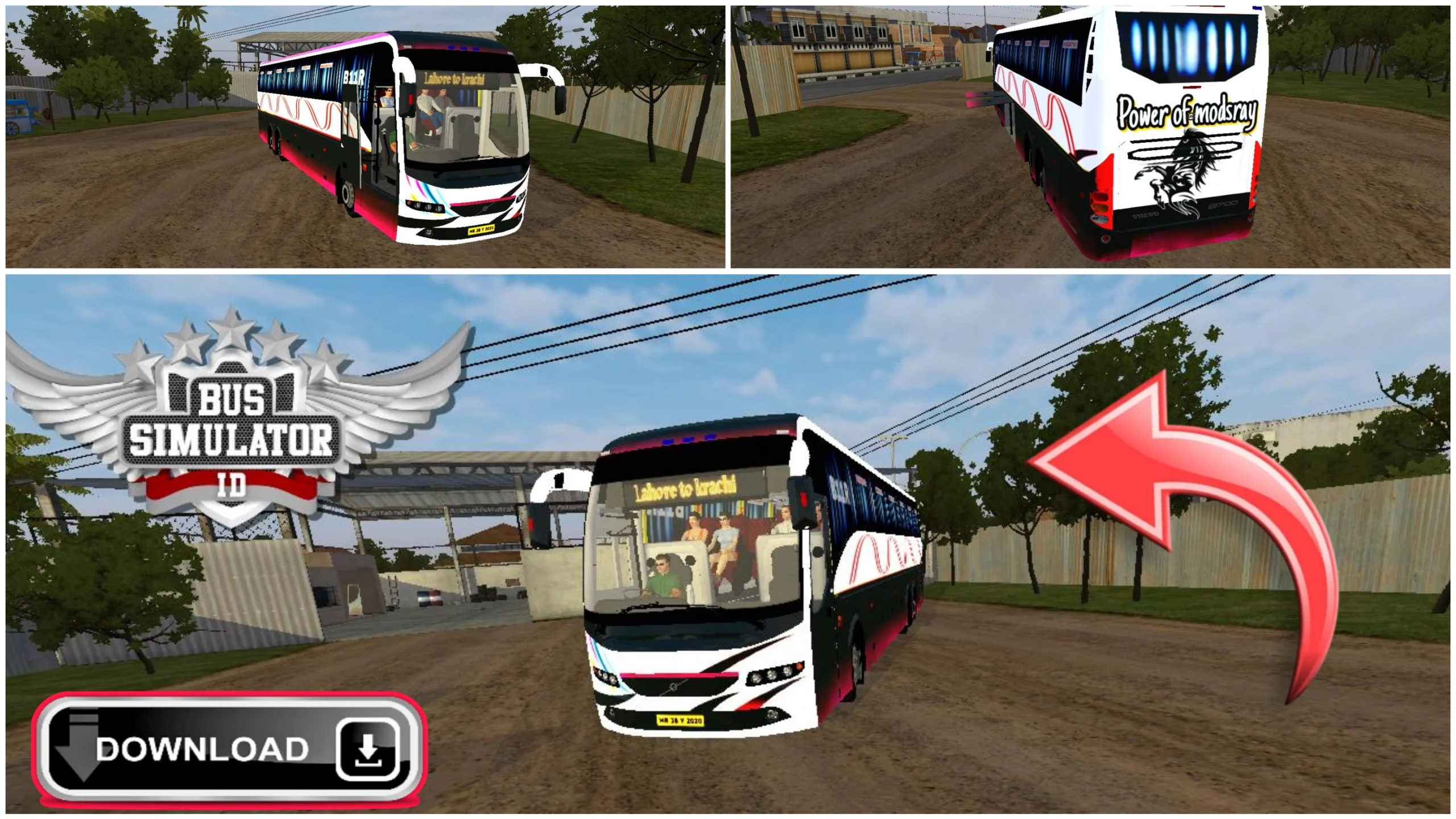 Volvo b11r bus mod